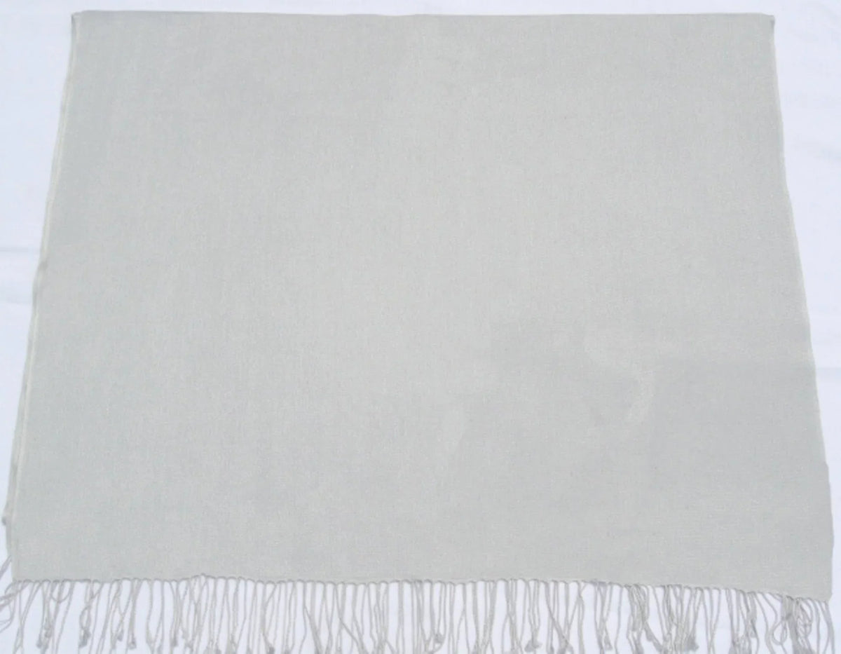 Scarf/Scarves/Shawl/Shawls/Stole/Wrap/Pashmina (Silver Shawl/Cashmere/Cashmere Scarf/Pashmina Scarf/Wool/Silk Grey)