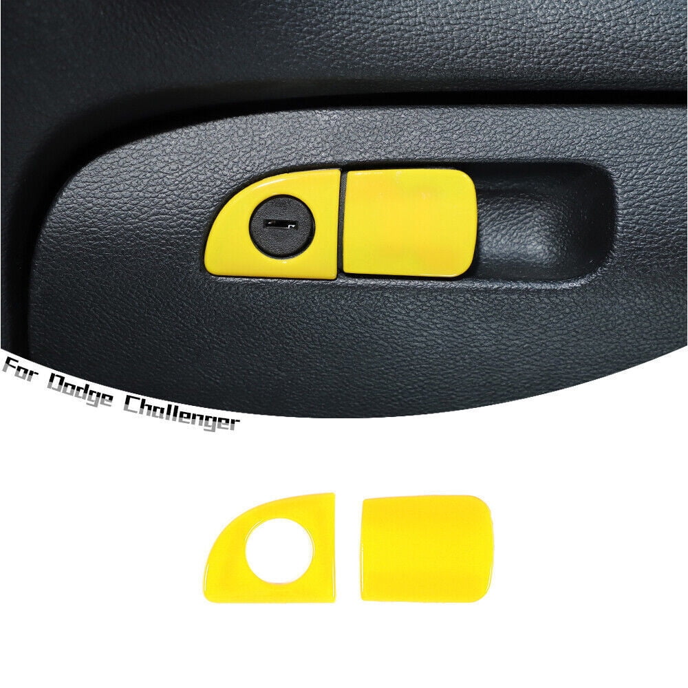 Console Panel Cover Center Trim 17x Yellow Dash Teledu Set Kit