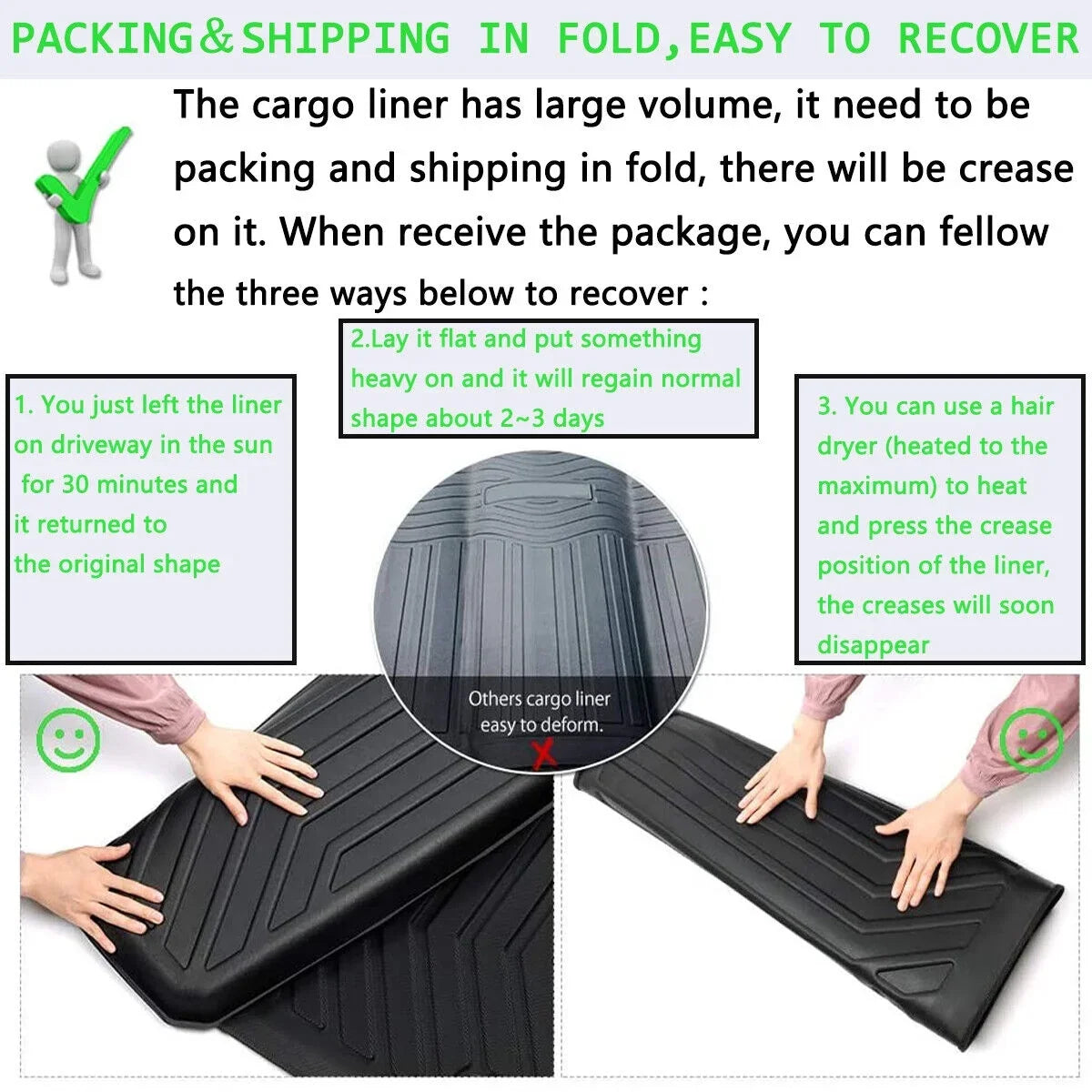 Cargo for Toyota Liner Mats 2020-2023 Highlander Custom Mat Waterproof Trunk