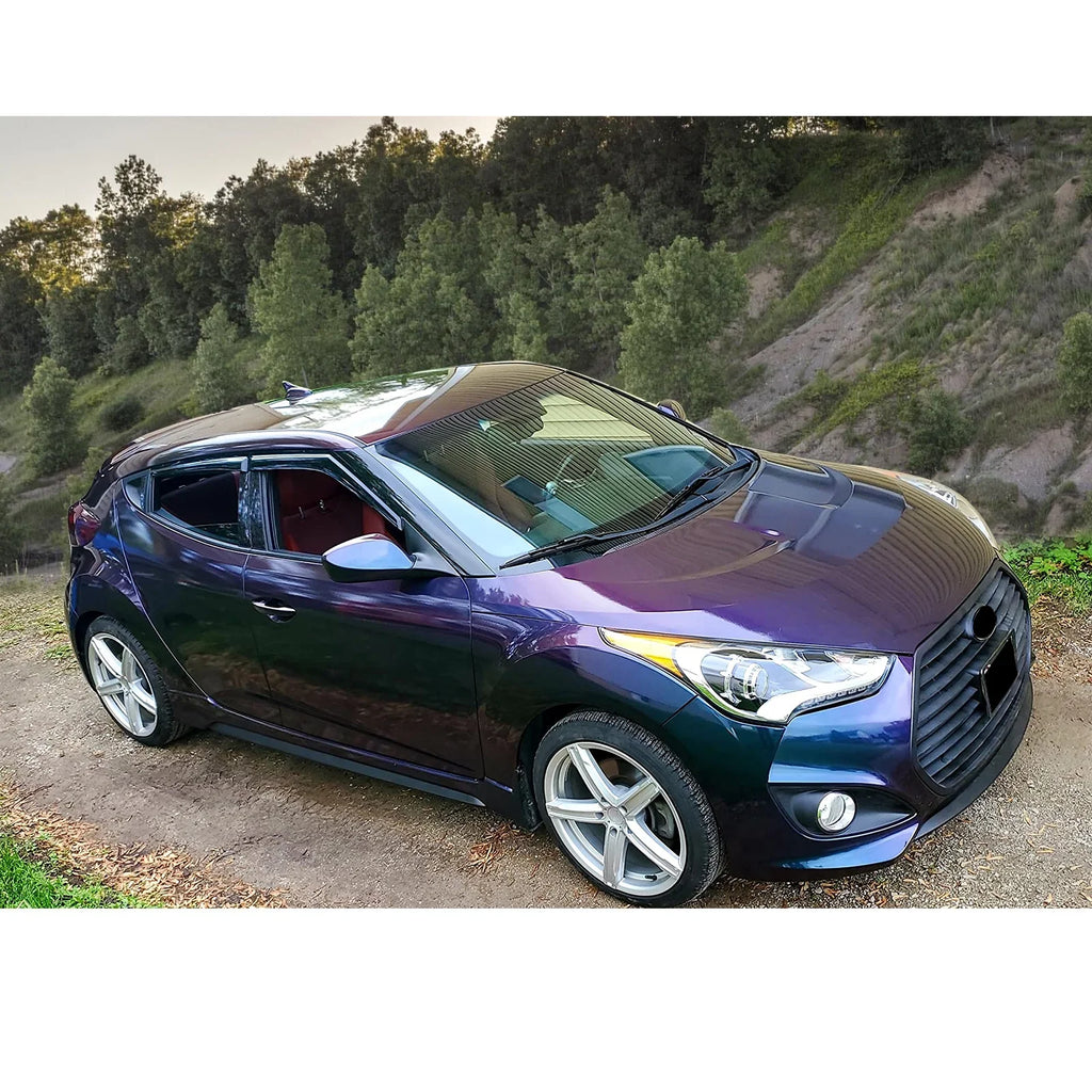 with Guard Rain 2012 Ikon Outside Vent 4Pc Hyundai 2014 Mount 2013 Compatible 2017 2011 Motorsports Deflector Window 2015 2016 Set Visor 2018 Veloster 2011-2018