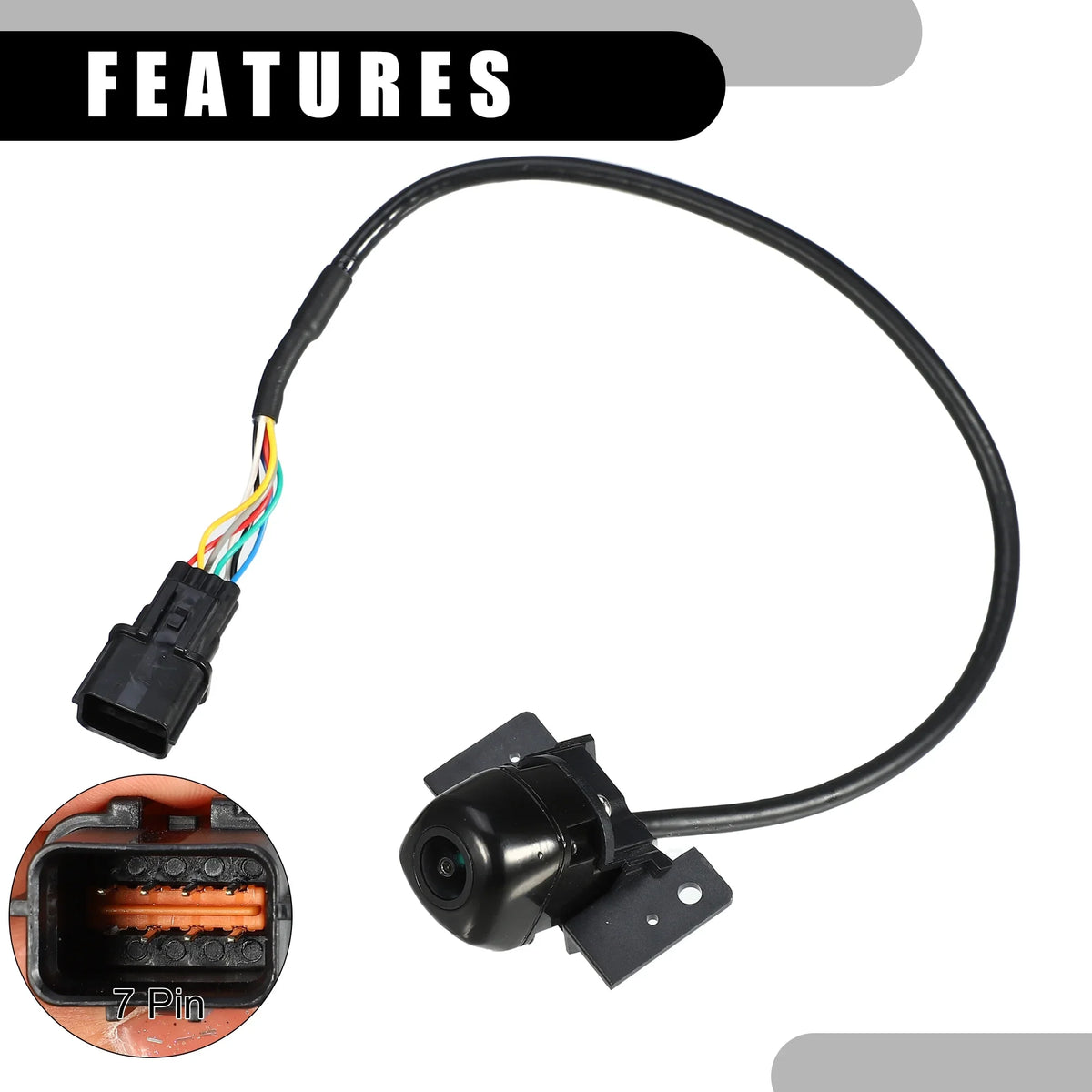 for Plastic Hyundai Car Rear Camera Black View Tucson No.95760-D3001 Up Back 2016-2018