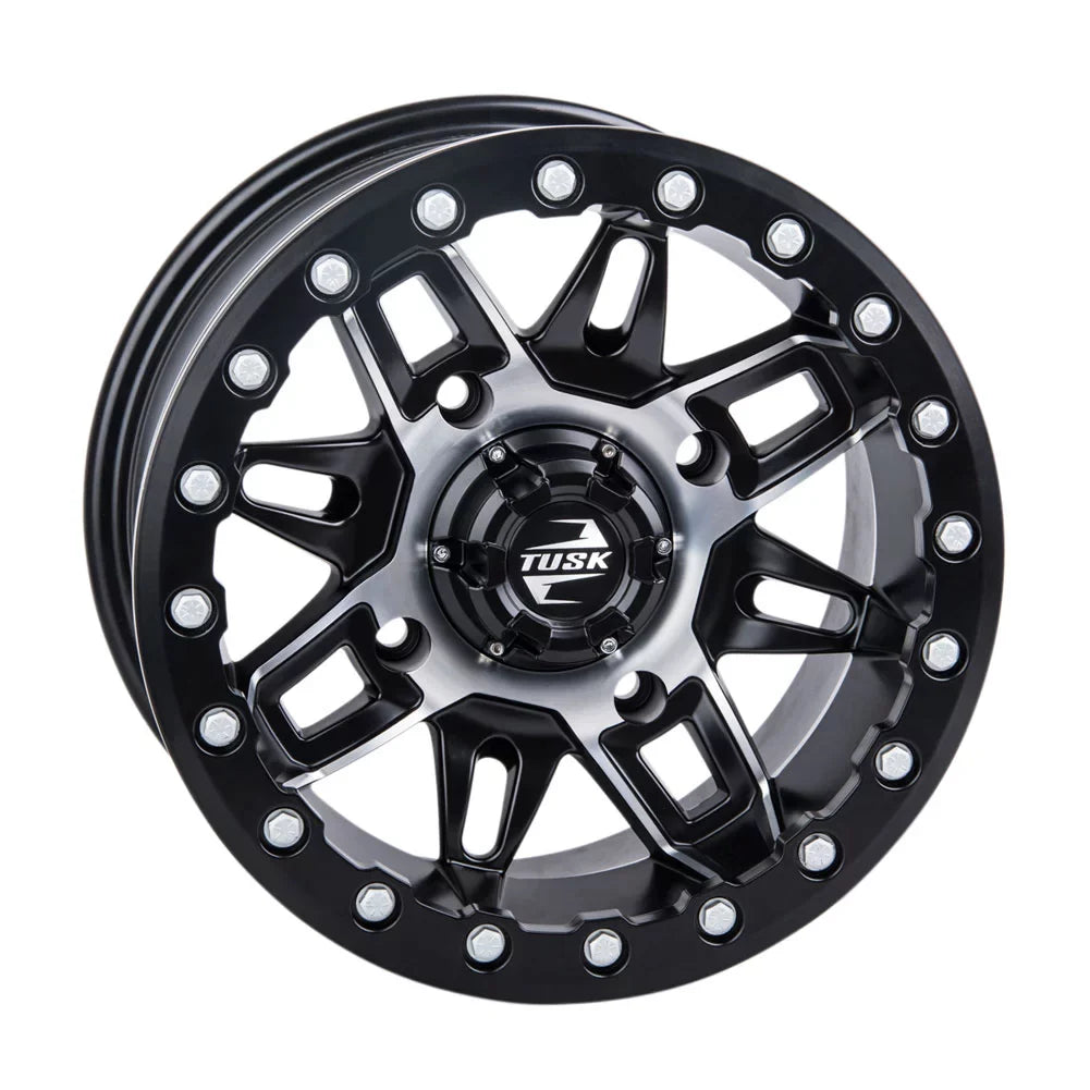 Pro 2021-2022 (2 Pack) HD10 CAN-AM Beadlock Wasatch 2.0 Limited 5.0 + For Machined/Black Defender Wheel 4/137 Tusk 15x7