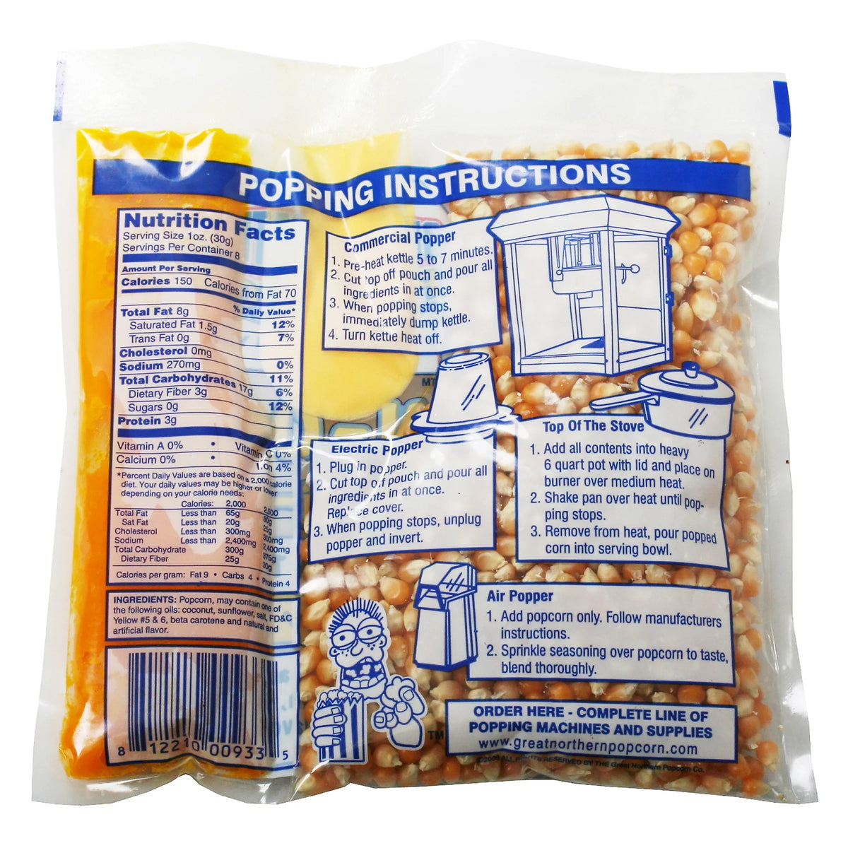 Popcorn Case Packs, Premium Ounce Northern of Popcorn 8 Great Portion 40
