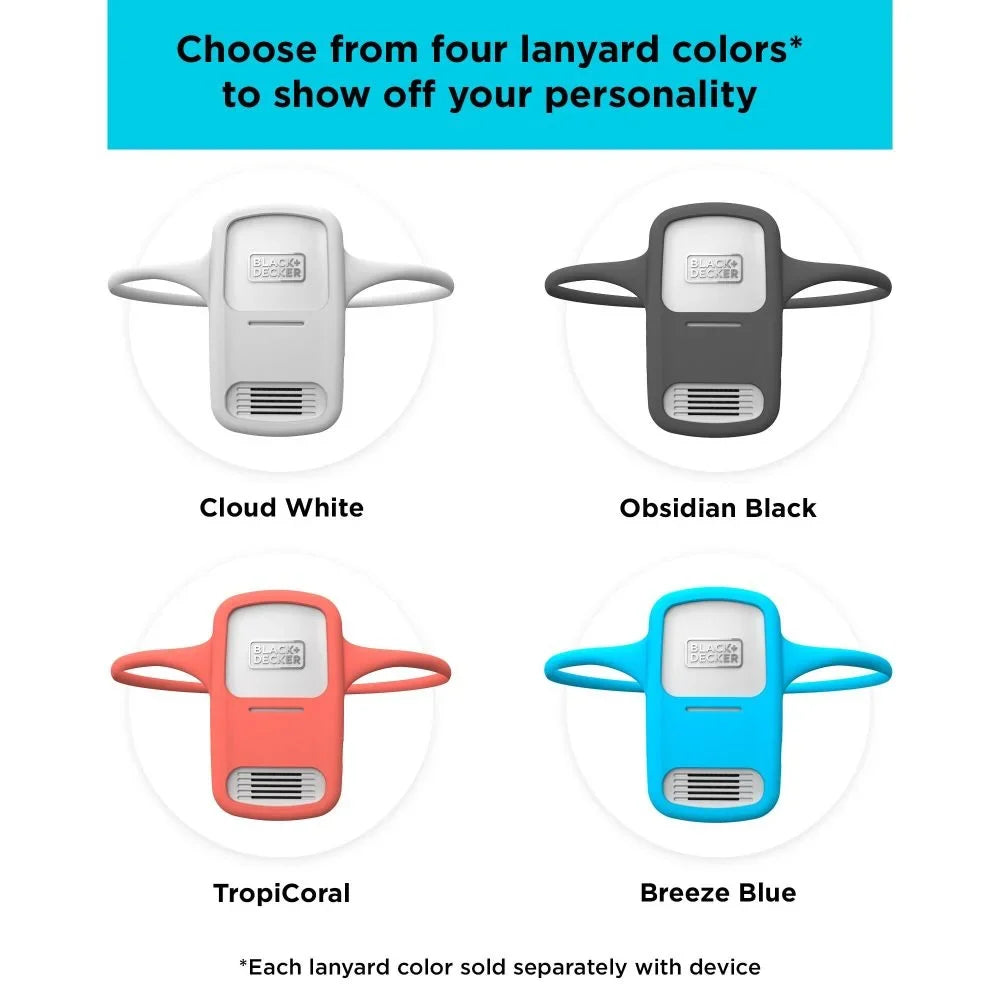 Device, Comfortpak, Tropicoral and (BCWCC101-04) Heating Cooling BLACK+DECKER Wearable