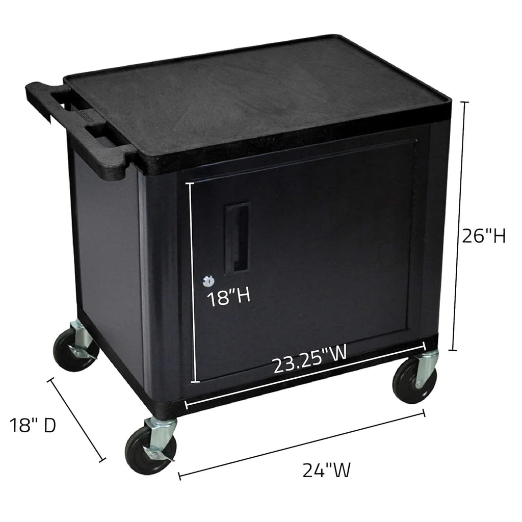 Car 26"H Shelves AV Cabine wo -