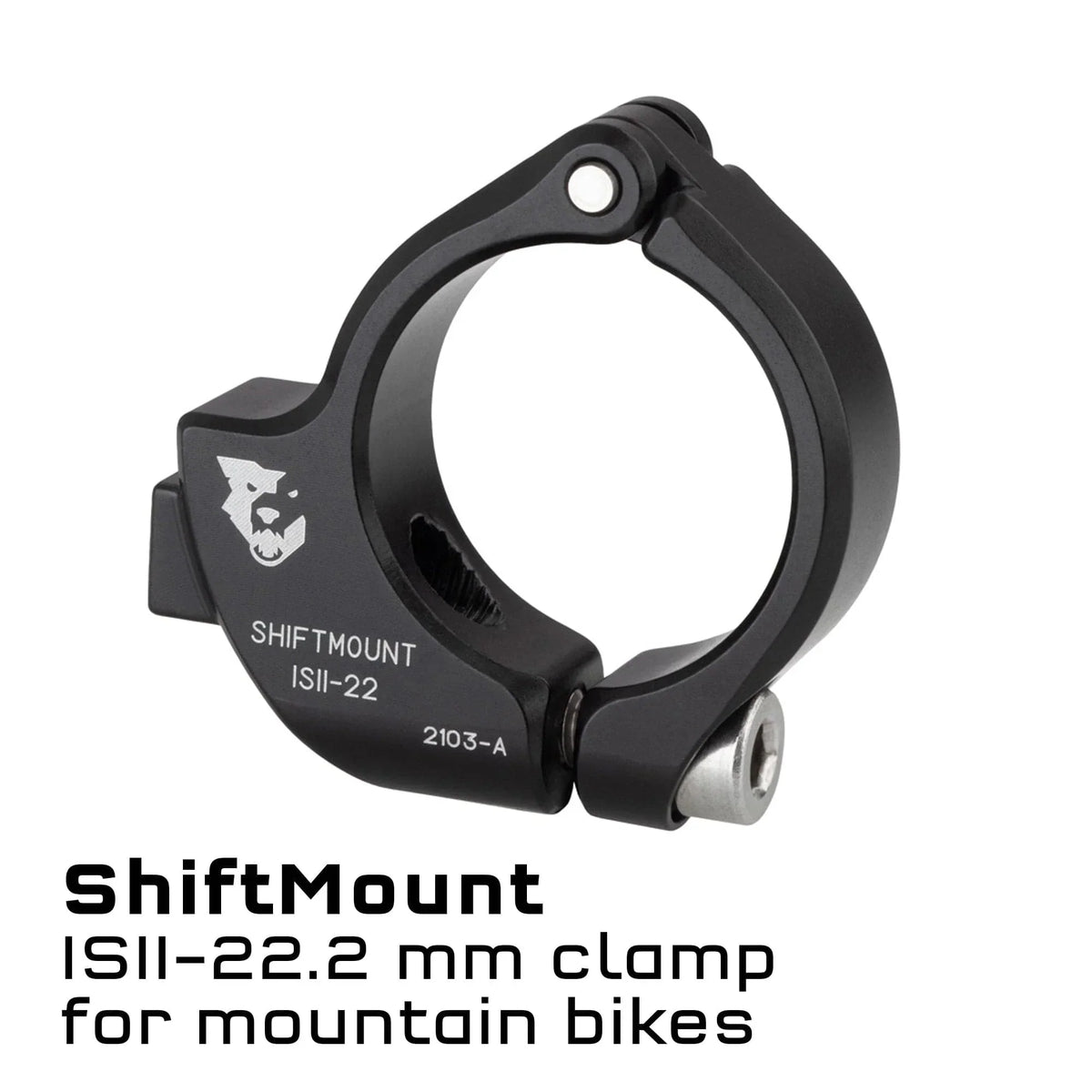 '- 22.2mm ShiftMount for Tooth I-spec Clamp II Wolf Shifters