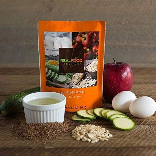 Eggs, Real Blends 9.4 - - - & Pouch Apples People for Tube (Pack of 12) Food Meals Oz Fed Oats