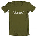 by Artwork Military TEEZ Tea Men's Sips Kermit Meme XXX-Large Green T-shirt GEEK Original Inspired
