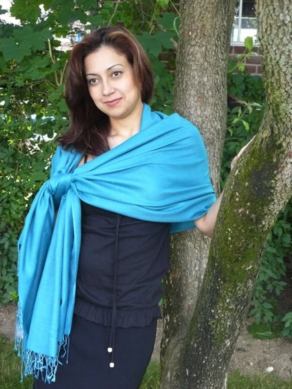 Scarf/Wool/Silk Scarf/Pashmina (Turquoise) Shawl/Cashmere/Cashmere Scarf/Scarves/Shawl/Shawls/Stole/Wrap/Pashmina