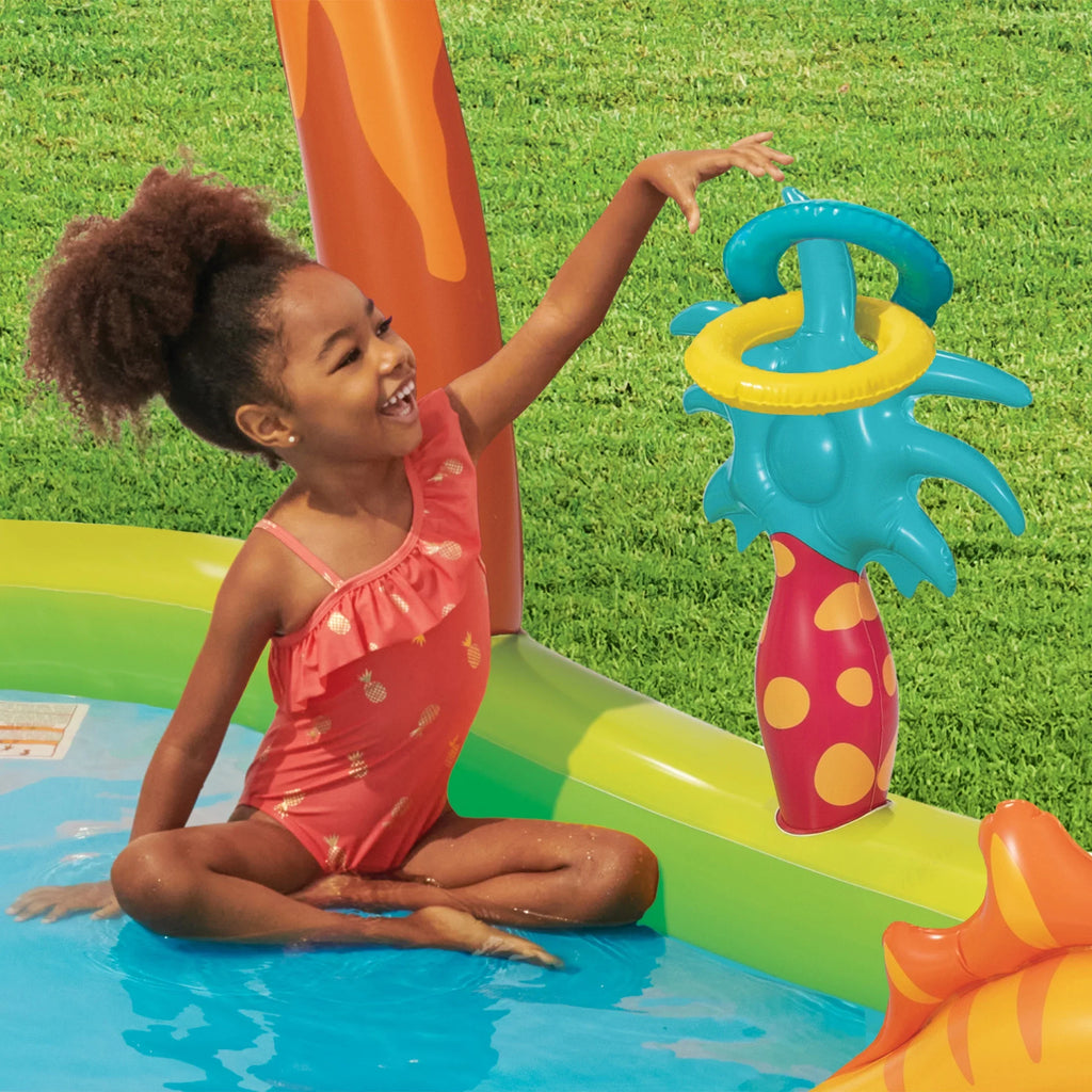 Dino Play Ages Day Center, Up, Inflatable Unisex Play and 2