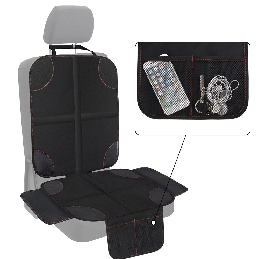 Padding Seat Non-Slip Protector Thickest Child Protect Baby Backing and Mesh 2Pack Car Pet for with Pockets and Seats