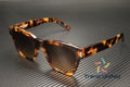 SL 003 Acetate Sunglasses Unisex Havana 560 mm LAURENT 54 Brown Squared SAINT