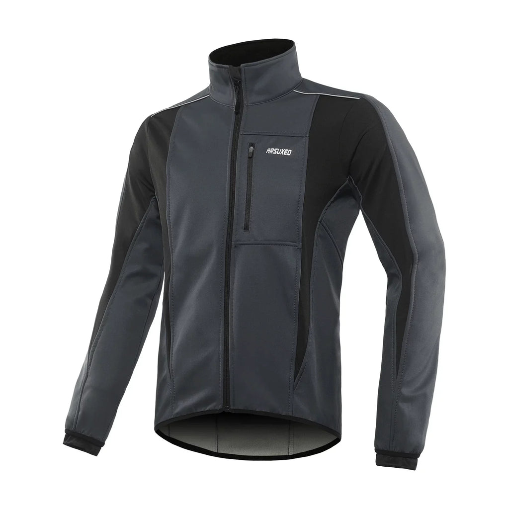 Warm Arsuxeo Cycling Waterproof Jacket Ultimate Windproof Outerwear Bike for Protection - Winter