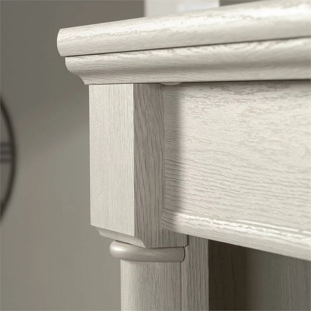 Bookcase, 5-Shelf Palladia Library Bookcase Sauder Glacier Oak Finish