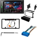 Camera/Install DIN KIT4820 Oldsmobile 6.2" W/ AM/FM DVD/CD Bundle Receiver Digital for Bluetooth/Backup Double AVH-241EX Eighty-Eight Media Kit/in-Dash Pioneer with 1994-1999 Car Touchscreen Stereo