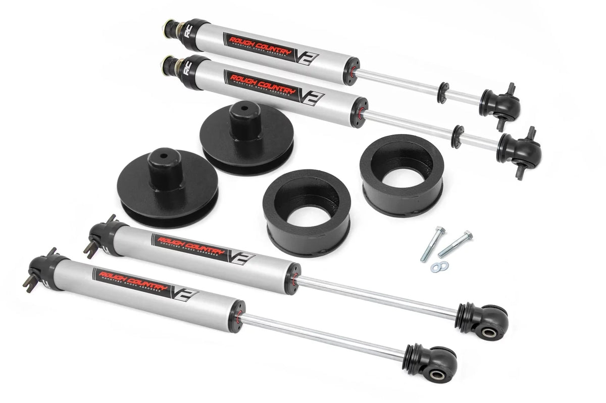 Lift Fits select: SE WRANGLER Kit Suspension JEEP - JEEP / Jeep V2 Country WRANGLER TJ/LJ 1997 2" 1998-2002 97-06 Wrangler Rough for SPORT, / TJ 65870 TJ