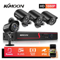 Monitoring CCTV with Recorder HD Full Digital Video 1080P 8CH Recorder, KKmoon Remote Phone DVR