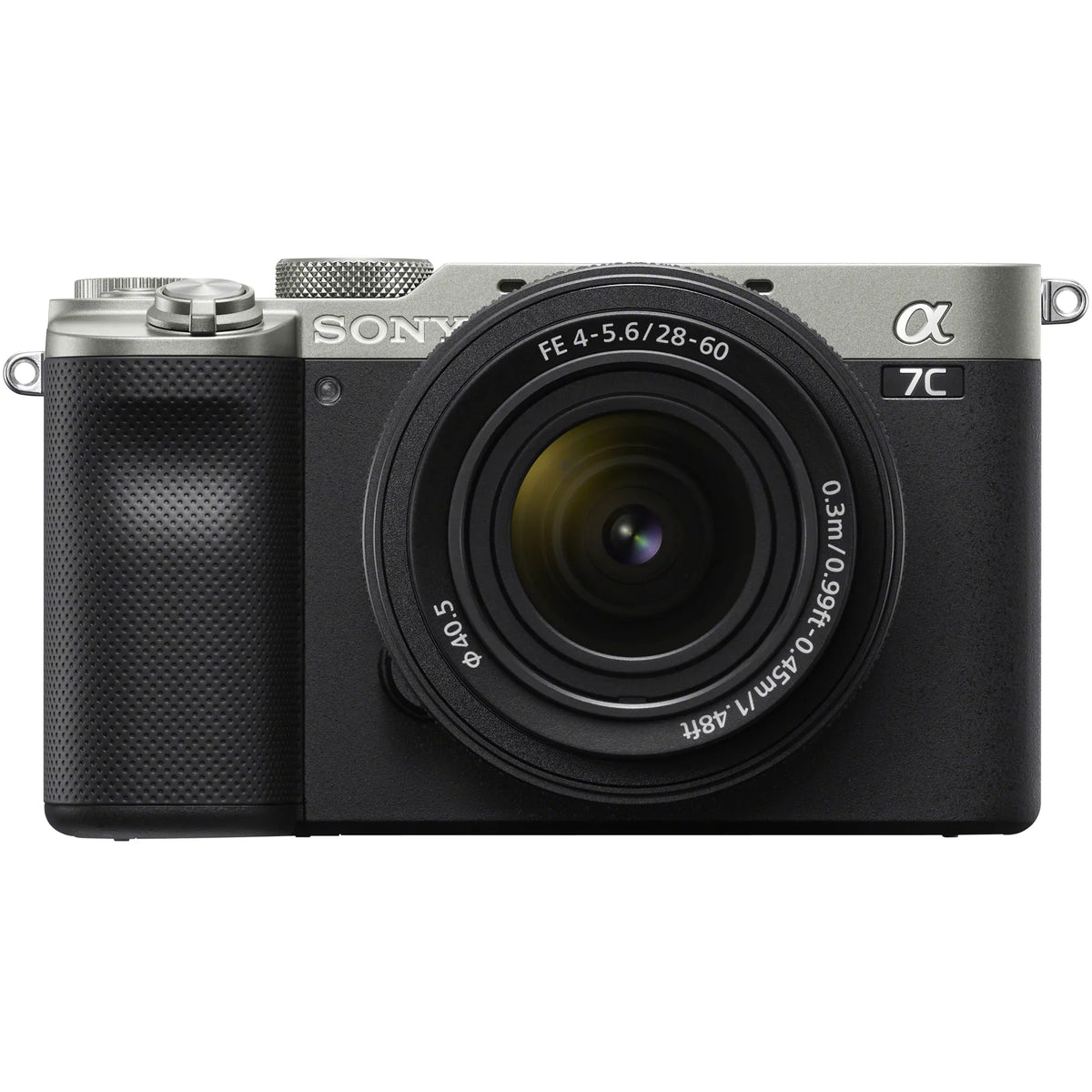Silver Camera GP-VPT2BT 2x Accessories Full Bundle + Frame Wireless Body with Mirrorless Battery + Gear + Kit ACCVC1: a7C w. Lens Vlogger Remote 28-60mm & Deco Grip Bag ILCE7CL/S Shooting F4-5.6
