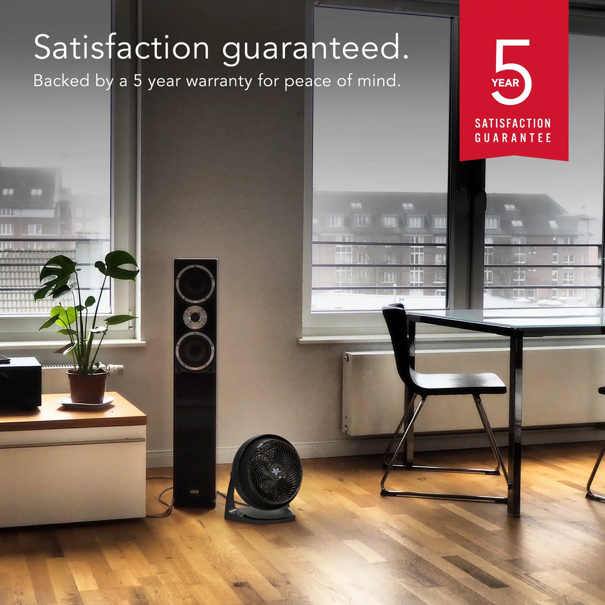Air Black Fan, (New) 62 13", Circulator Whole Room Vornado Floor