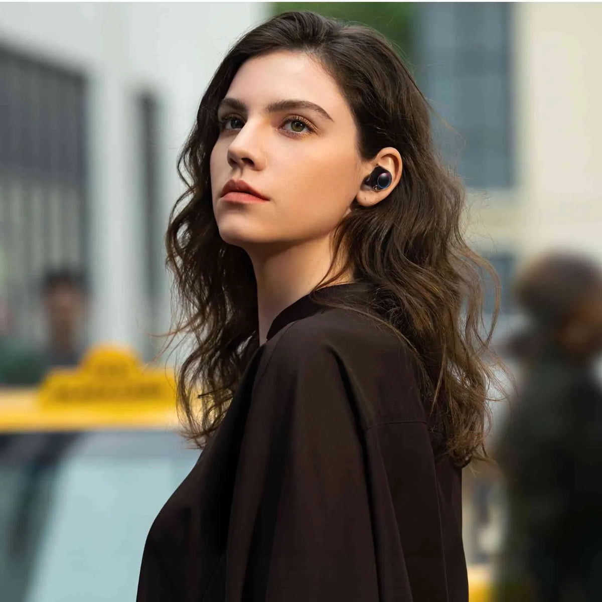 Charging Bass Case, Bluetooth Tab Black, Balanced, Connect, Resistance, True UrbanX 5.2 liquid with + Wireless Compatible Bluetooth V7 Boost Connection, IPX5 Dual Earbuds
