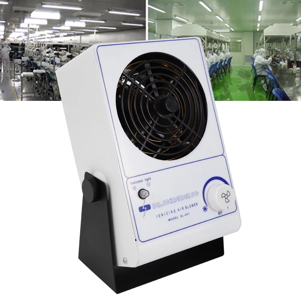 Anqidi Machine Blower Fan Ionizer Ionizing Discharge 110V 60Hz Eliminator ESD Static Air Anti-Static