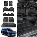 Fit 2013-2023 Row (3rd 4Runner Seats Toyota Cargo Backrest Liner 7 Mats) Mats+Trunk Mat Mat+Floor Trunk