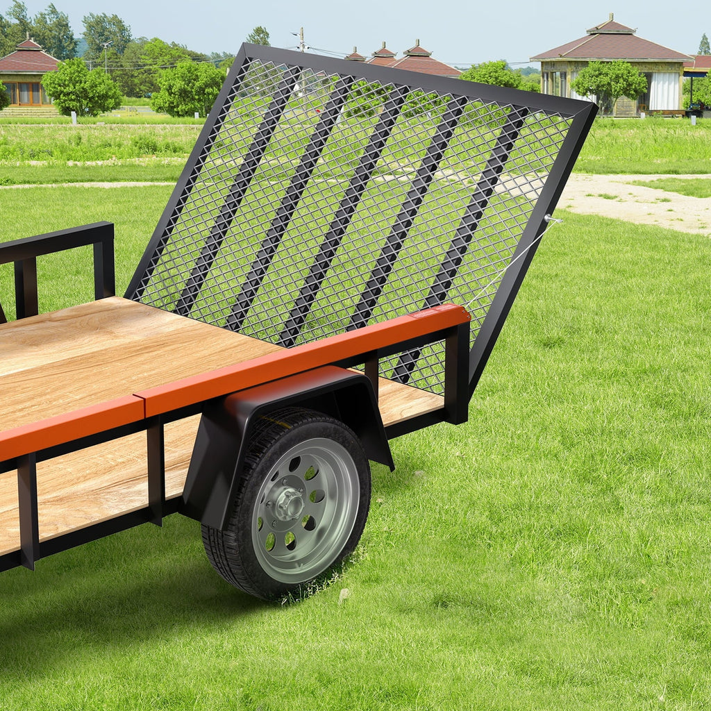 & BENTISM Lift 180 lbs Ramp Trailer Gate Assist Tailgate Utility System Capacity