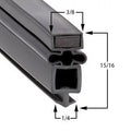 (810878) T-49-2-G-2 Door Part# Compatible Gasket True