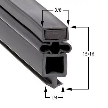 (810878) T-49-2-G-2 Door Part# Compatible Gasket True