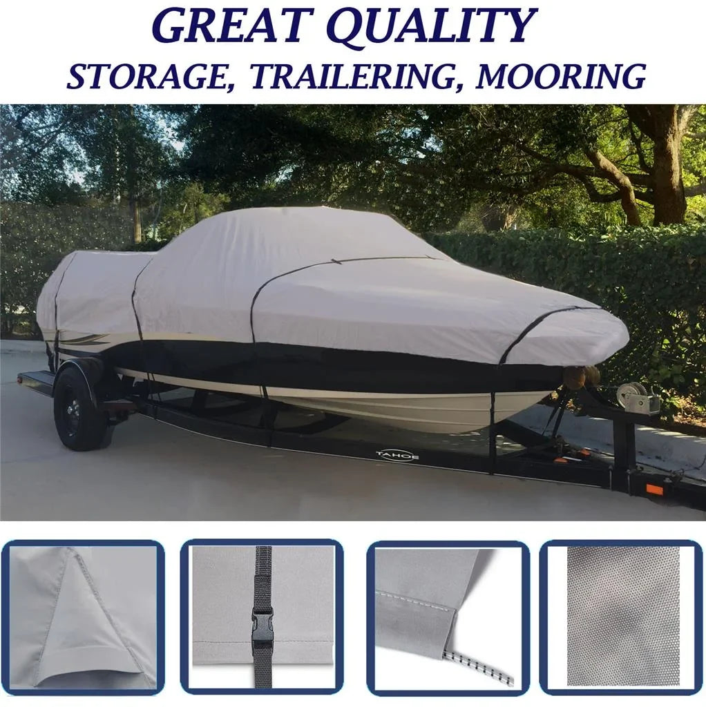 STORAGE, 16 PIKE Compatible COVER LIFT WITH REBEL WS-16 TROLL MTR / TRAVEL, for PORT LUND BOAT