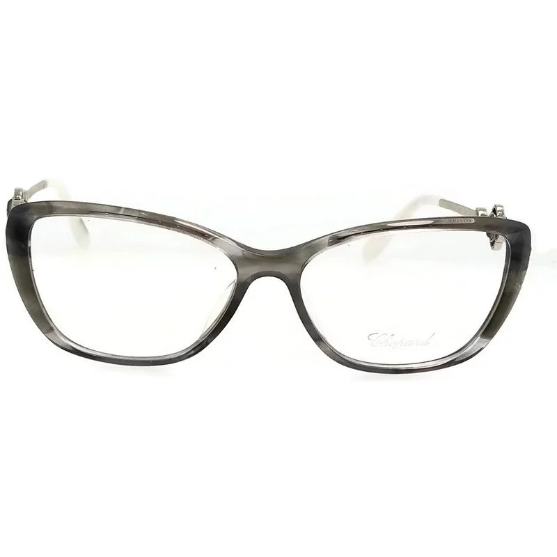54mm 135mm CHOPARD Grey Eyeglasses 15mm VCH224S-0AHU-54 dimension