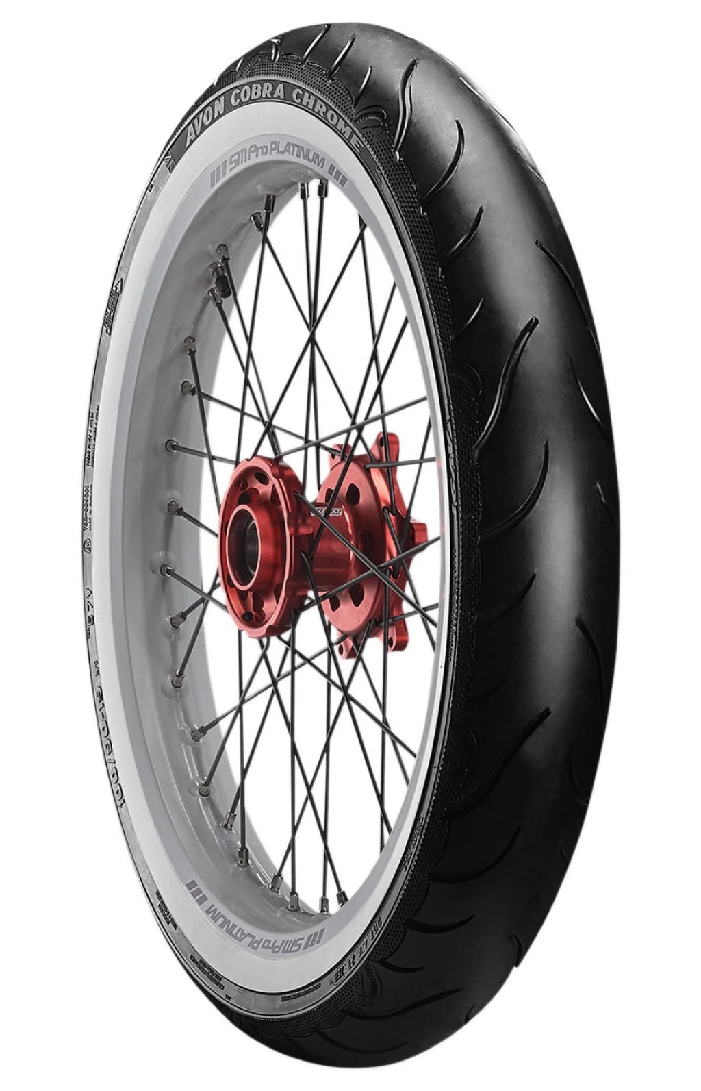 Wall Front AV91 150/80R16 Chrome Tire White Cobra (638237) Avon