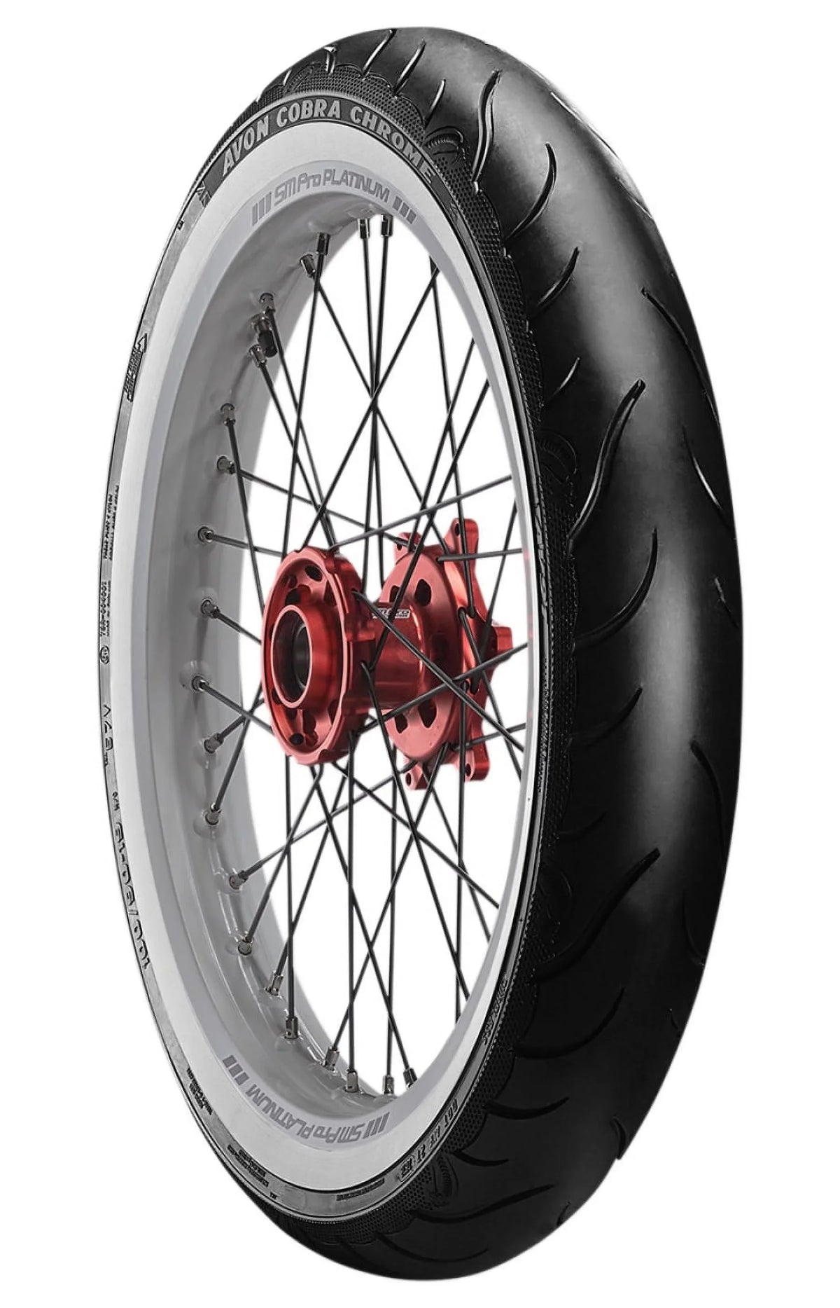Wall Front AV91 150/80R16 Chrome Tire White Cobra (638237) Avon