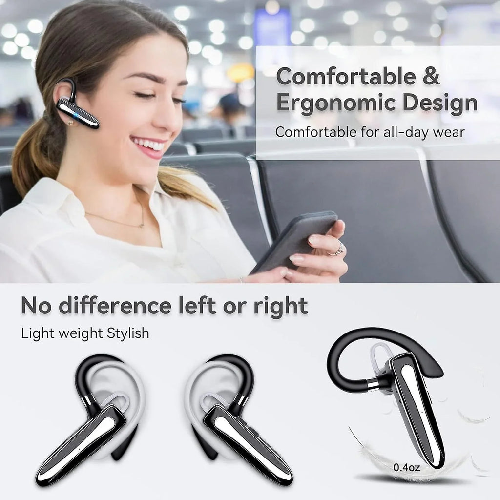 Earpiece Wireless Bluetooth Bluetooth Hands-free Case,microphone For Wireless With Office Charging Headset 5.1 Headphone Earph Cellphone, Driving, For