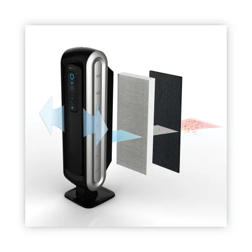 16.37, Filter 4/Pack 4.37 90 x Air Fellowes Purifiers, for Carbon
