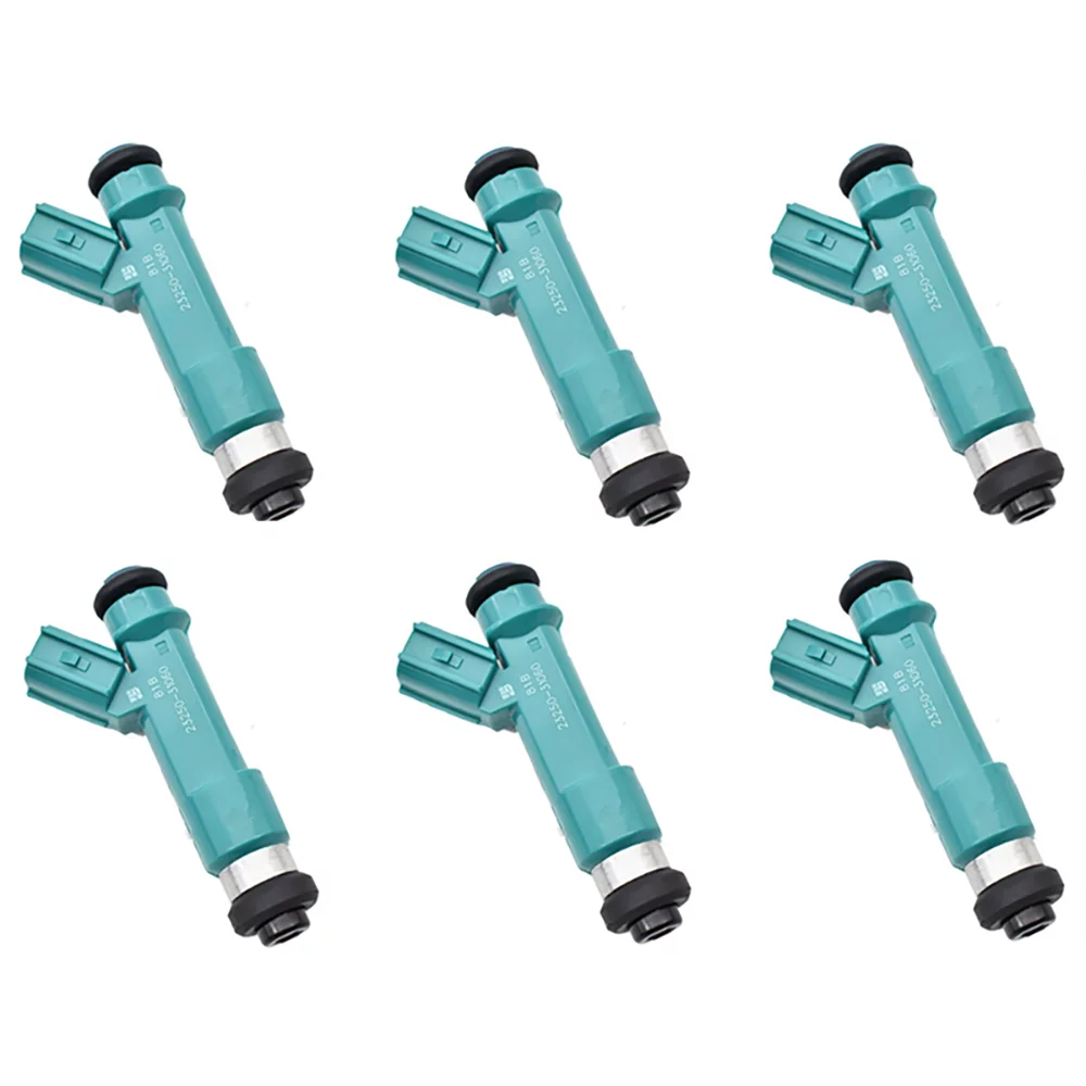 Cruiser 12 Holes 2003-2009 23250-31060 6pcs Tundra 2007-2009 4.0L Injectors Of 23209-39075 Set Set 4.0L Replacement FJ 4Runner FJ787 2005 Nozzles Tacoma 4.0L for Fuel