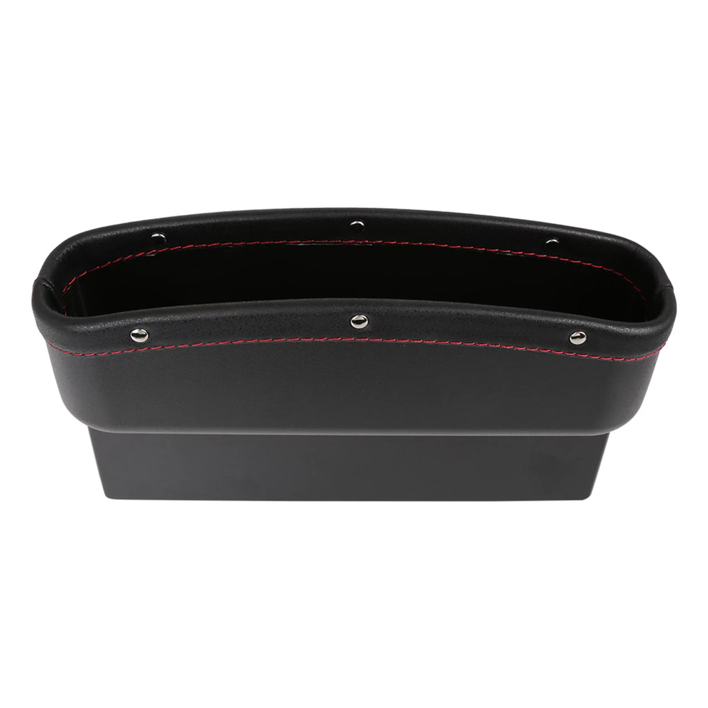 Car Gap Driver 4pcs Black Side Red Box Crevice Passenger Storage Seat