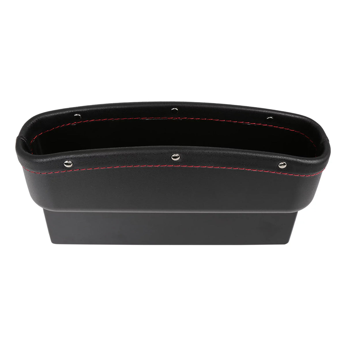 Car Gap Driver 4pcs Black Side Red Box Crevice Passenger Storage Seat