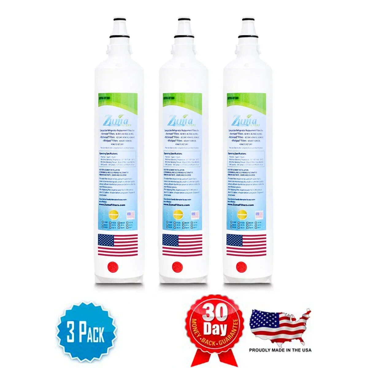 '- with Compatible Brand ZUMA BI36UIDSPHRH Model Made , # - Filters , Subzero® U.S.A. Pack liquid in 3 ZWFZ1-RF750 ,