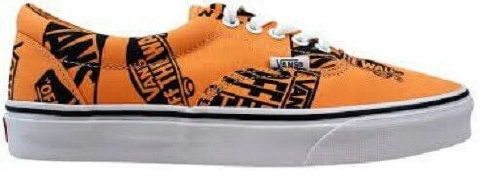 MEN SKATEBOARD LOGO MIX dimension TANGERINE/BLACK ERA 11.5 SHOES CLASSIC NEW LOW VANS