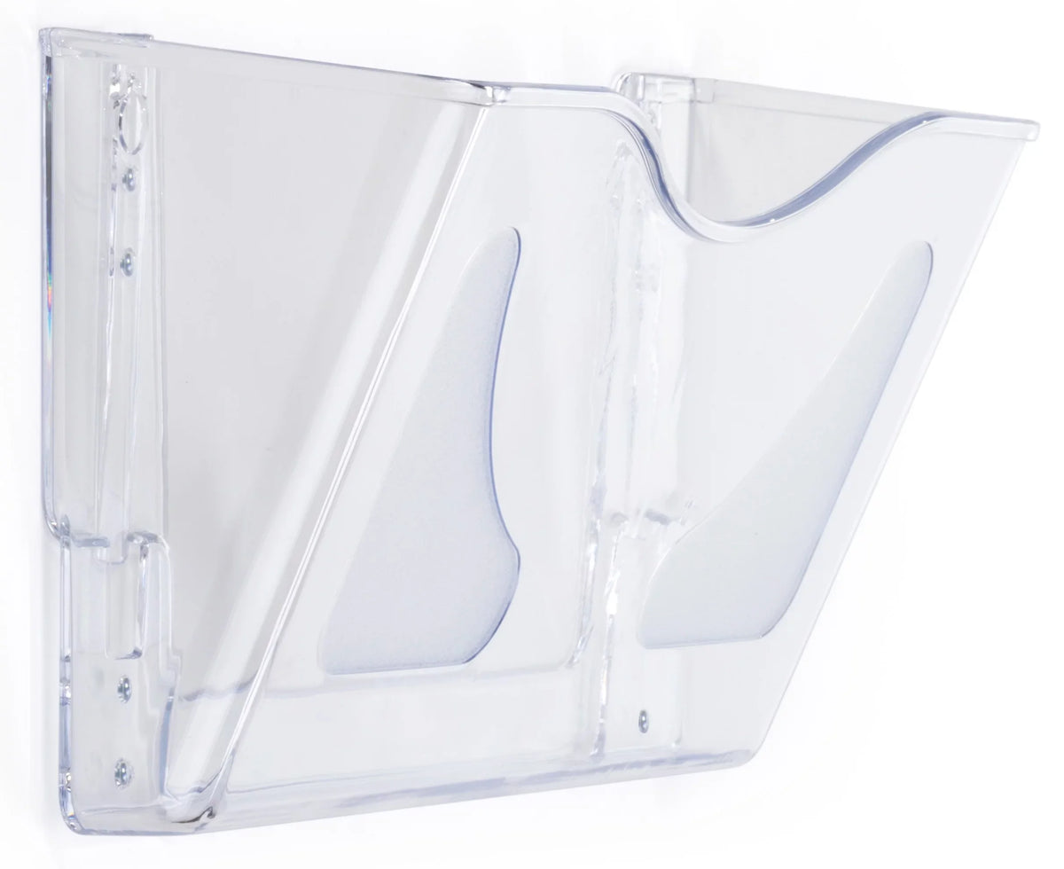 Office File Single or (Clear Set Wall Acrylic) Letter Legal 6- Pocket, of Holder, Folder
