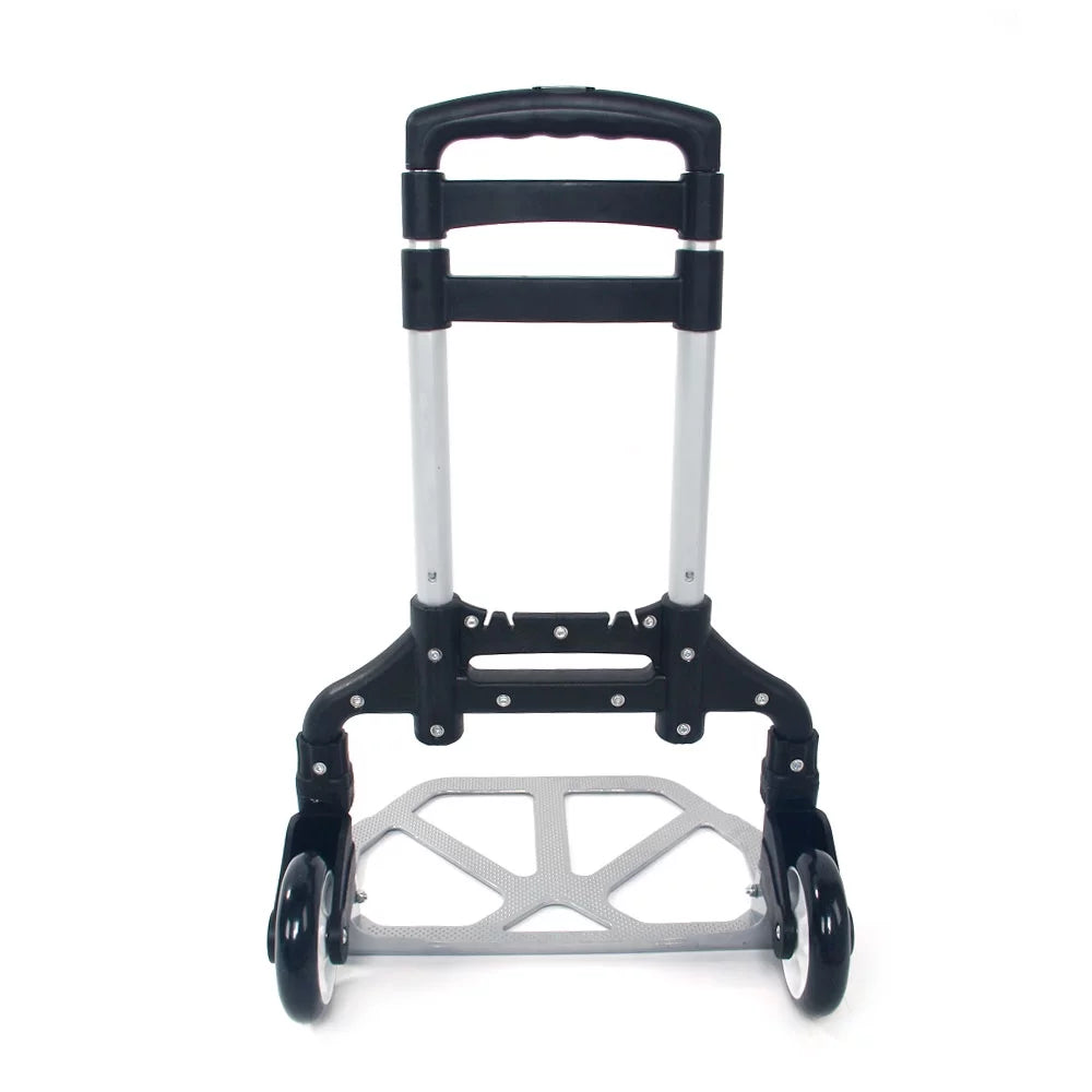 Foldable Portable Luggage, Telescopic with GoDecor Trolley, Black for Rod, Carry