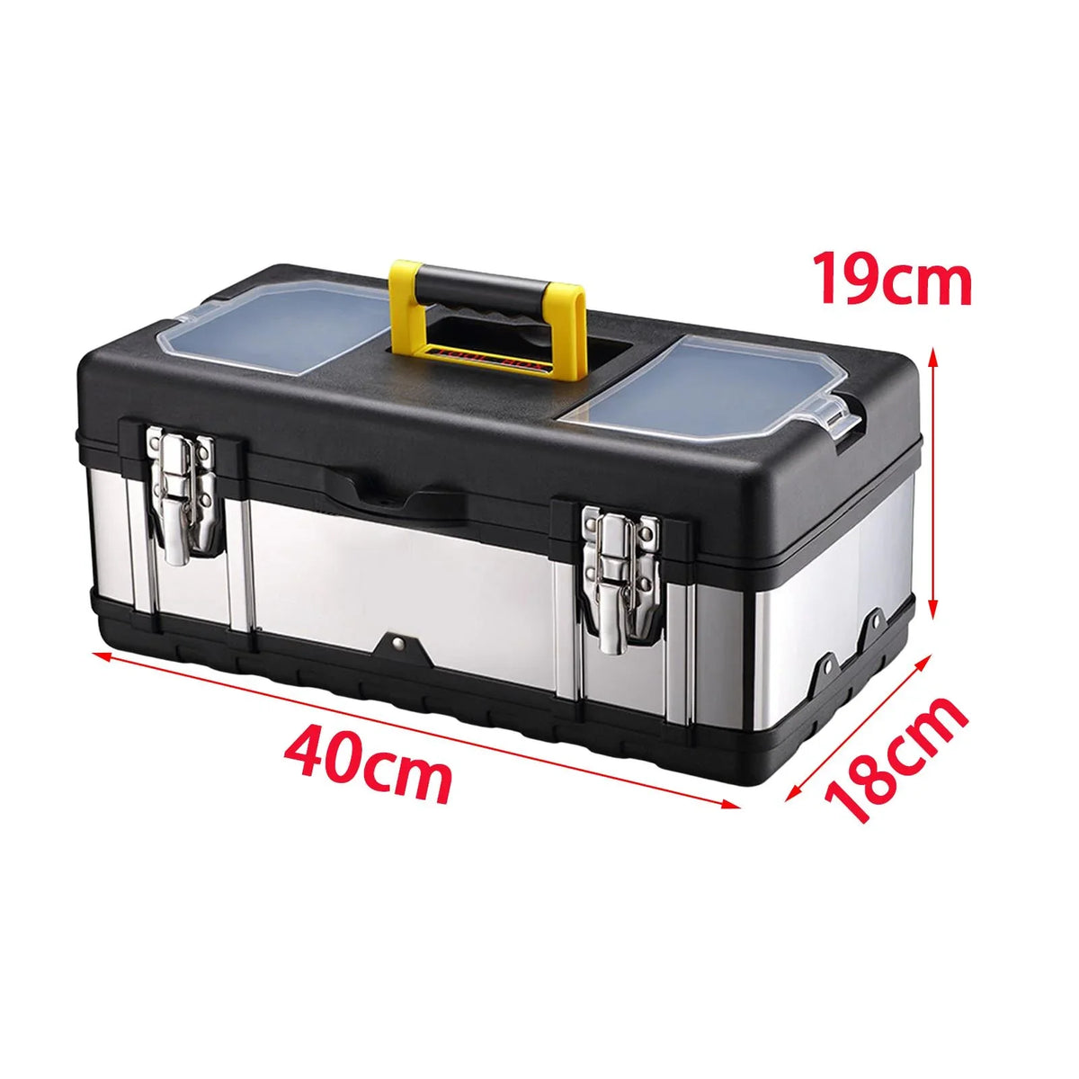 Case Lockable Case Repair Carry Car Storage Tools for Trunks Toolbox 17inch Plumber
