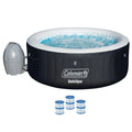 Hot Person Spa exterior Tub SaluSpa Coleman Inflatable 4 Portable 13804-BW