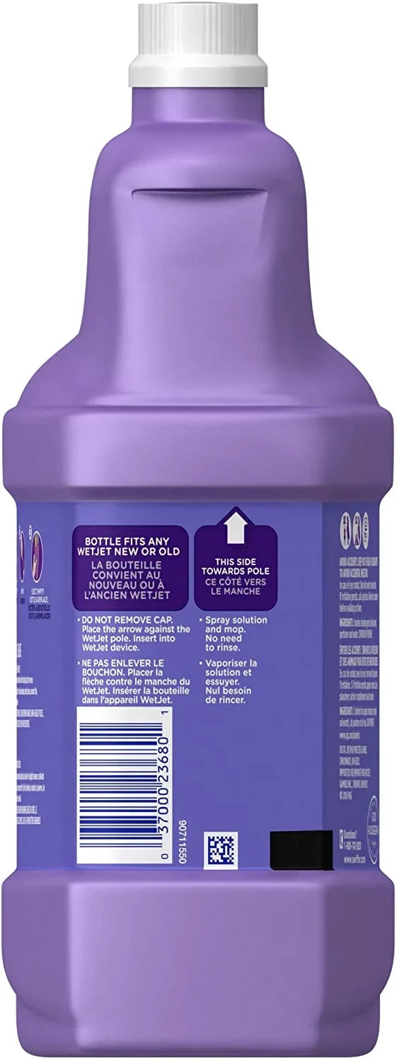 Wet & Refill, 42.2 Jet Vanilla of Swiffer (Pack Comfort, 4) Ounce Fluid Solution Cleaner Floor Lavender