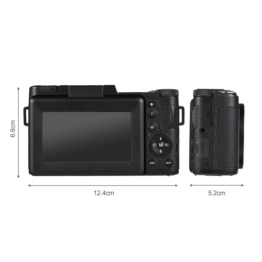 3.0-inch Digital Screen 3.0-inch camera,TFT Rotatable Camera TFT 4K Screen 48MP Andoer-2 48MP 2pcs TFT Rotatable Screen 3.0-inch 4K 16X Camera Support Rotatable Batteries Portable 48MP dsfen