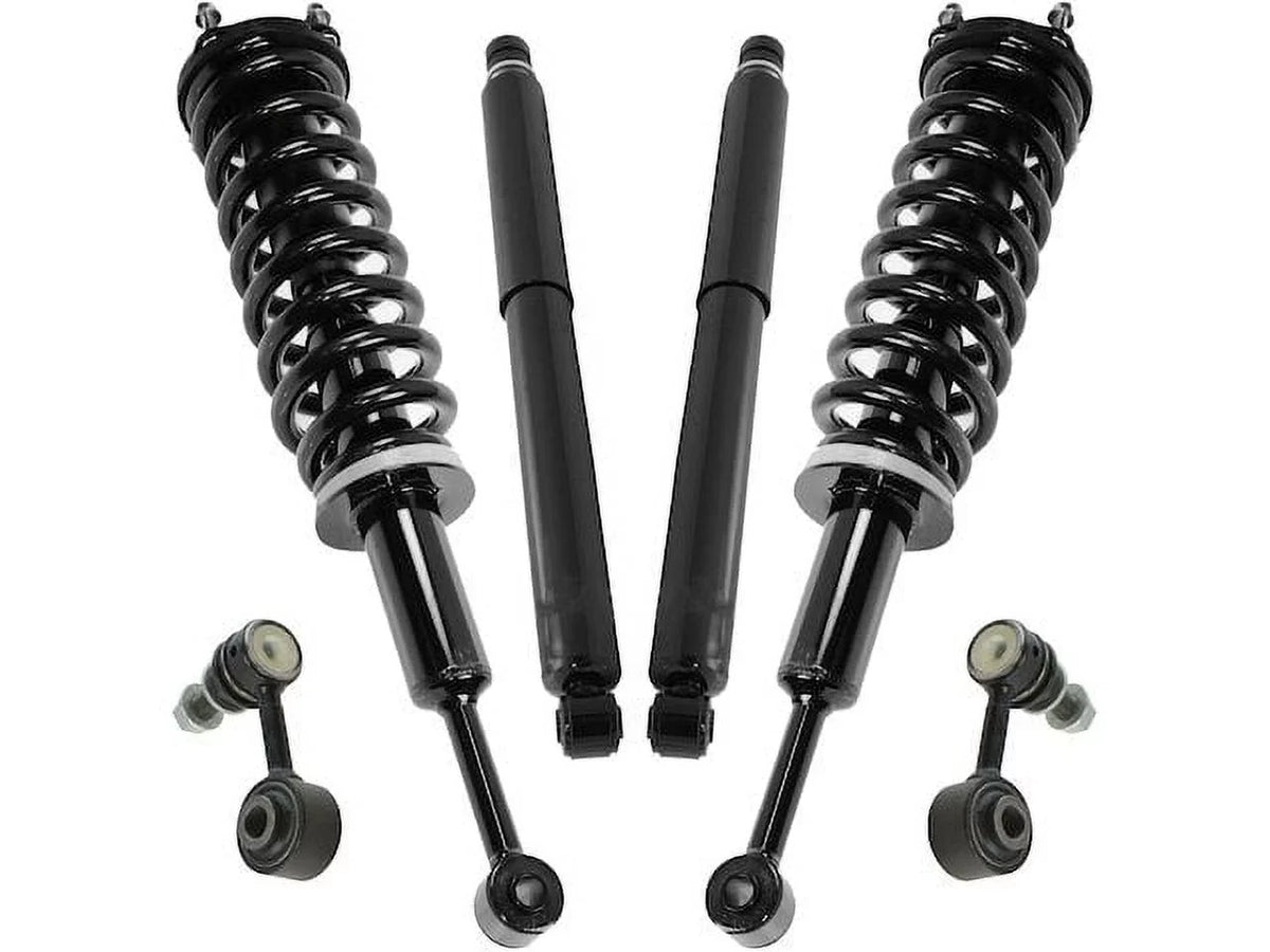 Rear Spring 2012 2009 2011 2014 Strut 2013 2010 - Sway Piece 6 with Tundra Kit Front Coil 2017 Bar 2008 2015 2016 - 2018 and Compatible Link Shock 2007 - Toyota