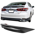 Chrome Trim With with 2021 Wing Compatible Trunk Ikon Camry 18-23 2019 Toyota 2020 Spoiler 2018 MD LE Motorsports Rear design