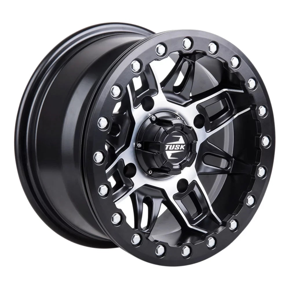 Pro 2021-2022 (2 Pack) HD10 CAN-AM Beadlock Wasatch 2.0 Limited 5.0 + For Machined/Black Defender Wheel 4/137 Tusk 15x7