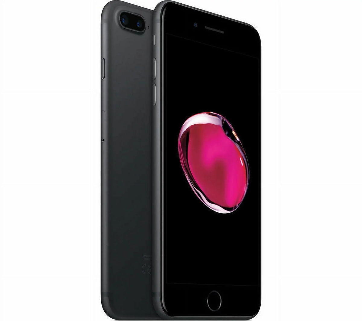 Fair) Plus Smartphone 7 Matte 5.5" Pre-Owned iPhone GSM (Refurbished: (AT&T/T-Mobile Unlocked A1784 256GB Compatible) Black
